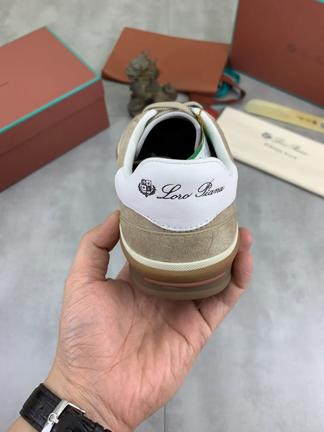 Men's men's shoes 💰P580 New model 💰 The latest casual shoes Loro Piana 💯 Top grade 💯 Buy the original copy 💯 Founded the existing Loro Piana company on April 24, 1924. It is the sixth generation of family operation, providing the best quality products to customers who are discerning about taste and quality. Imported original fly woven fabric with cowhide fabric, plain calfskin lining, hand-stitched thread with cowhide feet, original packaging, high-end outsole, size: 38-45 (customized for 46), 8️⃣ colors available